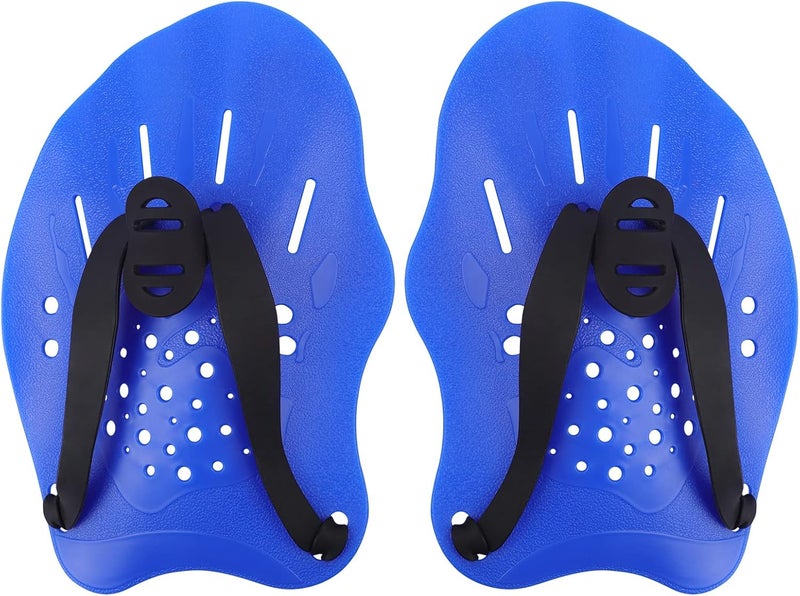 Grstltd Swimming Paddles for Hands, Swimming Training Hand Paddles with Adjustable Straps, Swim Paddles for Adult Children Unisex Professional Swimming Accessories - 1 Pair - Image 1